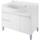 TOTO bathroom cabinet set 0.9 meters bathroom counter basin + faucet black/white optional LDKW903K/W (06-A)