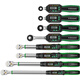 China Taiwan e-Dynamic imported electronic digital display torque wrench torque wrench torque wrench preset adjustable tool auto repair testing instrument professional grade 3/8 torque 6.8-135Nm