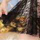Mystery großgröße Uniform Sex Unterwäsche Offener Schritt Sinn Uniform verführerische Pyjama Frauenstrümpfe Anzug an Spitze transparente Socken 9766 Schwarz