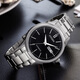 Citizen Watch Automatische mechanische Edelstahl-Stahlgurt Herren Uhr NH7520-56EB