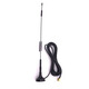 Hangsheng SMA-Schnittstelle Verstärkung Antenne mit mittlerer Pole vertikaler Streifen-Signalantenne Saugnapfantenne für 3G4G Wireless Huawei Router CPE externe Antenne Innennadel mit mittleren Polen Magnetisch vertikalem Vertikalen_Single-Anschluss 3M Antenna-2 geeignet