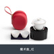 Mr. Nanshan Travel Tea Set Ceramic Covered Bowl Teacup Kung Fu Tea Set Japanese Portable Tea Set Office Tea Set Magic Box-Red