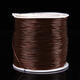 Jun En DIY Brown Crystal Elastic Cord Elastic Rope Beading Wire Threading Beads Bracelet Bracelet Wire Accessories Diameter 1.0 mm per roll