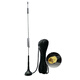 Hangsheng SMA-Schnittstelle Verstärkung Antenne mit mittlerer Pole vertikaler Streifen-Signalantenne Saugnapfantenne für 3G4G Wireless Huawei Router CPE externe Antenne Innennadel mit mittleren Polen Magnetisch vertikalem Vertikalen_Single-Anschluss 3M Antenna-2 geeignet