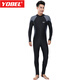Zailu men's wetsuit thin swimsuit plus size snorkeling wetsuit for teenagers sun protection surfing long-sleeved one-piece swimsuit black gray + large frame swimming goggles XL XL one size fits all