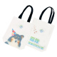 Bai Chongqing Designer Series Canvas Bag White Environmentally Friendly Bag - Cute Pet Series (Please do not place separate orders for gifts) (Styles are shipped randomly)