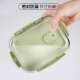 Demas heat-resistant glass fresh-keeping box microwave lunch box office worker bento box Nordic green 700+ 880ml+ tableware