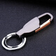 
LAAZEE car keychain prevent loss Men's keychain metal belt waist buckle Business practical gift gift 010 gun black - frontal grand grand picture + reverse phone