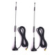 Hangsheng SMA-Schnittstelle Verstärkung Antenne mit mittlerer Pole vertikaler Streifen-Signalantenne Saugnapfantenne für 3G4G Wireless Huawei Router CPE externe Antenne Innennadel mit mittleren Polen Magnetisch vertikalem Vertikalen_Single-Anschluss 3M Antenna-2 geeignet