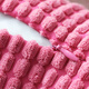 Jinse Huanian corduroy sofa pillow cushion bedside back cushion car waist pillow cover rose red 45*45cm core included