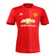 Uniforme de fútbol de Adidas Manchester United Jugadores Fans número de mierda y camiseta de fútbol de juego en casa.