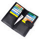 Yvongo card holder, business card holder, men's cowhide card holder, wallet, long card holder, genuine leather men's large capacity storage bank card holder new product