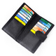 Yvongo card holder, business card holder, men's cowhide card holder, wallet, long card holder, genuine leather men's large capacity storage bank card holder new product