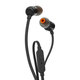 JBLT110 wired headset stereo in-ear headset computer game sports headset suitable for 3.5mm interface equipment black