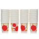 tasse jetable yekee tasse en papier fuite en papier 80 pièces 250 ml9926