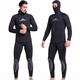 
Shark Bart (SBART) 3/5MM diving suit split thickened warmth and cold winter swimming sports surfing deep snorkeling anti-scratch jellyfish suit 1047 green leaf camouflage 3MM M