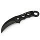 Paulone BOSIDUN series stainless steel back clip eagle claw sharp camping knife outdoor folding knife portable knife 830 black