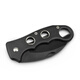 Paulone BOSIDUN series stainless steel back clip eagle claw sharp camping knife outdoor folding knife portable knife 830 black