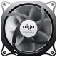 Aigo Aurora 12CM white light computer case fan (small 3P + large 4P dual interface/water cooling radiator/shock-absorbing feet/attached 4 screws)