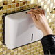 Anmon bathroom hotel punch-free wall-mounted waterproof plastic paper towel box commercial hand-pumped kitchen paper towel box finishing touch series-white