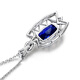 Millais Jewelry 6.07 carat natural tanzanite pendant 4A grade 18K gold inlaid with diamonds birthday gift necklace for women, chain not included, chain can be customized additionally