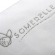 SOMERELLE pillow core double-layer composite feather velvet and mulberry silk pillow is breathable and comfortable 45*71*5cm