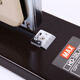 Japan Mex (MAX) heavy duty stapler long arm labor-saving thick layer stapler HD-12L/17 deep brown