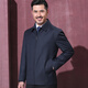 Hongdu Jacket Men's Jacket Thin Wool Lapel Middle-aged and Elderly Men's Spring and Autumn Style Large Size JN3072-1 180/96XL