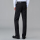 Shanshan (FIRS) trousers men's rhinoceros pleated non-iron anti-wrinkle business casual professional slim formal men's trousers SNZK71019 black 92