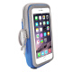 ESCASE sports arm bag sports arm bag sports mobile phone arm bag/arm sleeve running sports arm strap men and women shell arm bag iphone6/7 apple 7plus5.5 inch blue