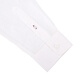 [70% new] INTERIGHT Cotton and linen small stand collar men's casual long-sleeved shirt white L size
