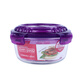 Lock and Lock breathable heat-resistant glass crisper microwave lunch box sealed lunch box lunch box instant noodle bowl 650ml