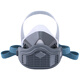 Tangfeng Silicone Masque à poussière industrielle Goute de poussière Décoration de charbon Mine Bood Travail Protection professionnelle Protection de travail Nettoyage Masque Masque Protection de poussière Masque Labour Protection du travail 1502 Masque en silicone bleu + 40 pièces KN95 Filtre Coton