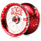Audi Double Diamond (AULDEY) Yo-Yo Firepower Young King Yoyo Boy Toys Outdoor Sports Fingertip Yo-Yo High-end Metal Fancy Ball-Ice Flame Red