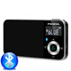 Panda (Panda) 6210 Radio-Ladeart für ältere Menschen, Plug-in-Karte tragbare Mini-Taschen-Bluetooth-Lautsprecher TF-Karten-Lithium-Batterie ältere Menschen Radio Semiconductor Black + [USB-Ladegerät]