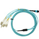 APESD MPO光纤跳线MPO/LC/FC1分8芯12芯24芯OM3/OM4万兆多模40G100G光模块集束光纤线MPO跳线兼容MTP MPO-LC 8芯OM3 1米