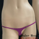 UNDER MOON ultra-low waist sexy thong for women Women's ultra-thin thong for sex role underwear White XL 2.4-2.5 feet