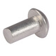 Halbrunde Kopf Aluminium Nieten Rundkopf Solid Niet Rundkappe Knock-out Aluminium Nieten Pilzkopfschild Nagel GB867 M2.5*4 [500 Kapseln]