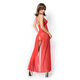 Chilirose importierte sexy Dessous sexy Pyjamas schlitz langen Rock offenen Stich und undichtende Brüste sexy transparente BH Unterwäsche Hosentuch Kurzrock Tanga Anzug Schwarz CR-3883 Schlitz Langrock S/M kleine Größe 95-120jin [Jin gleich 0,5 kg], 155-172cm