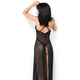 Chilirose importierte sexy Dessous sexy Pyjamas schlitz langen Rock offenen Stich und undichtende Brüste sexy transparente BH Unterwäsche Hosentuch Kurzrock Tanga Anzug Schwarz CR-3883 Schlitz Langrock S/M kleine Größe 95-120jin [Jin gleich 0,5 kg], 155-172cm
