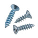 Tornillo de auto-topo de Countersunk duro GB846 Coss plano Cross Autodelabla Azul Zinc Tornillo de madera chapada Ka Tornillo de dientes de madera M6*40 [50 Píldoras]