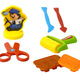 [70% new] Fisher-price Handmade colored mud plasticine clay clay mold set for men and girls early childhood education toys natural wheat flour making colored mud carving workshop 131019