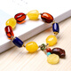 Ouchini Natural Beeswax Duobao Bracelet Bracelet Blood Amber Gold Amber and Amber Contentment Pendant Women's 4004 Duobao Bracelet