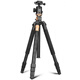 Lightweight era Q999H overhead shooting tripod camera SLR mobile phone portable photography camera bracket central axis horizontal rod vertical cross arm desktop macro shooting video live broadcast tripod head Q999H spherical head