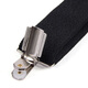 Ifsong Herrenhosen formelle Verschleiß elastischer Hosentender -Gurt -Schultergurt schwarz 3,5 cmx Typ Herrengurt Clip Schwarz Sus076a