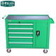 LAOA (LAOA) heavy duty tool cabinet with hanging plate mobile auto repair tool cart workshop tool cabinet tool cart five layers with hanging plate green LA115202