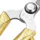 Zhang Xiaoquan alloy scissors, dragon and phoenix scissors, manicure pliers, small scissors, nail repair scissors, dead skin scissors, thick nail trimmer, single pointed golden dragon and phoenix handle scissors W70041000