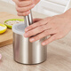 Bellus stainless steel household garlic pounder, medicine jar, garlic press, garlic masher, stone mortar, food supplement grinder, mortar, classic small size