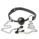 Misecret mouth gag, ball, breast clip chain, SM mandatory punishment props, adult sex toys for men and women having sex with each other