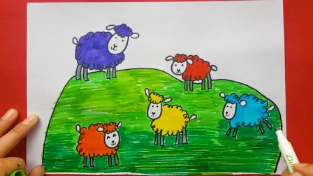 羊的简单画法（羊怎么画)